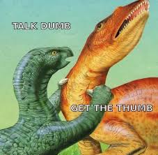 Dinosaur working on web development
